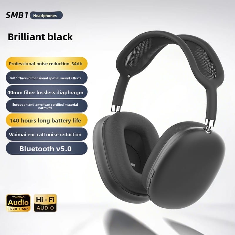 Wireless Gaming and Daily Workout Headphones with Dual Gold-certified High-Fidelity Sound and Active Noise Cancellation with wireless charging, IPX5 waterproofing, and IP5X dust resistance. - Image 7