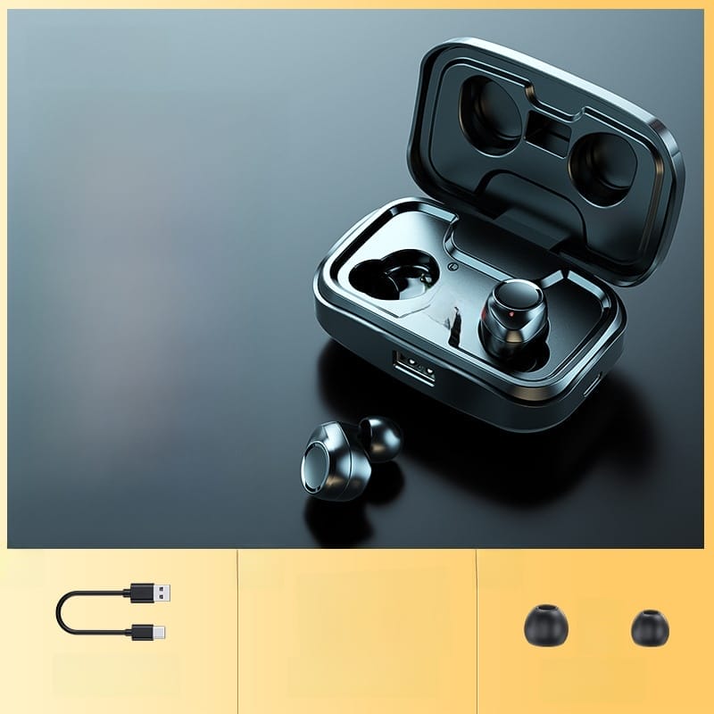 High-quality Bluetooth 5.4 immersive aduio headphones with 8 Hrs playback time, 2000mah charging compartment, waterproof, and stereo sound. - Image 3