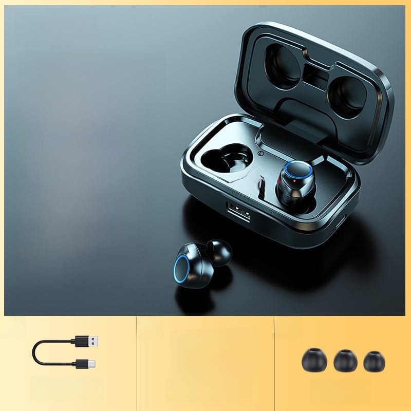 High-quality Bluetooth 5.4 immersive aduio headphones with 8 Hrs playback time, 2000mah charging compartment, waterproof, and stereo sound. - Image 5