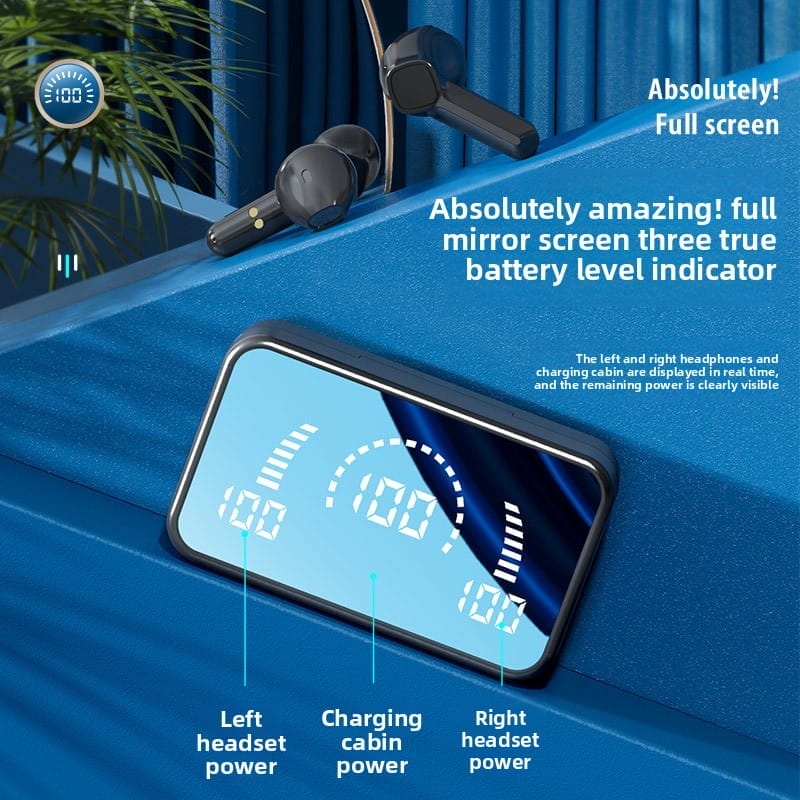 Wireless Bluetooth Earbuds with Mirror Screen - Image 3