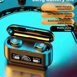 Wireless Bluetooth In-Ear Headphones – Noise Canceling, Bluetooth 5.0, 4H Battery, IPX Waterproof, Bilateral Stereo, True Wireless Earbuds